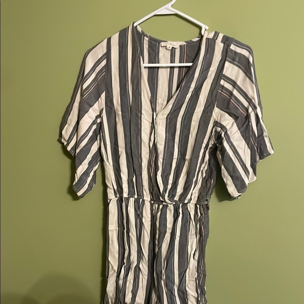 Striped Black and White Dress